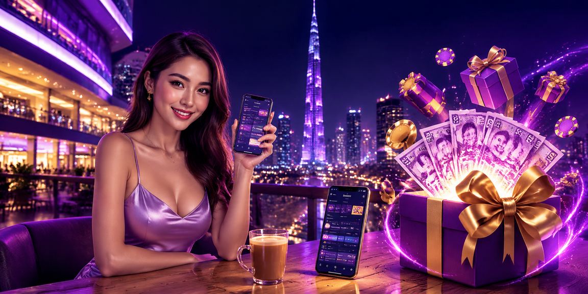 Pemain menggunakan aplikasi kasino dalam talian di Kuala Lumpur untuk tuntut promosi