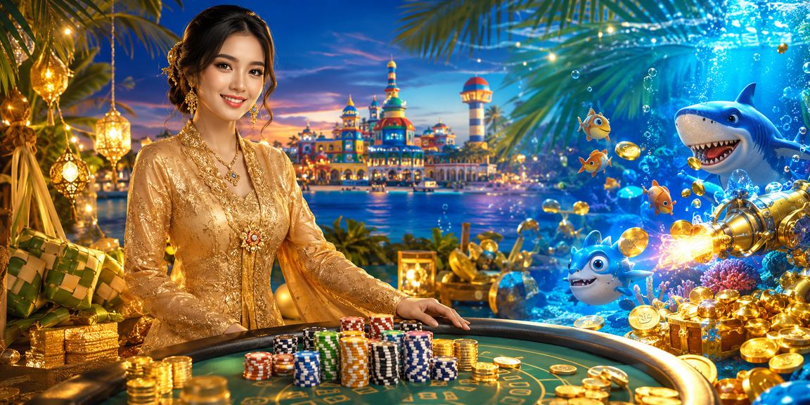 Wanita berbaju kebaya menikmati permainan dalam talian Malaysia
